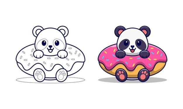 Pinte o panda no biscoito - Blog Ana Giovanna